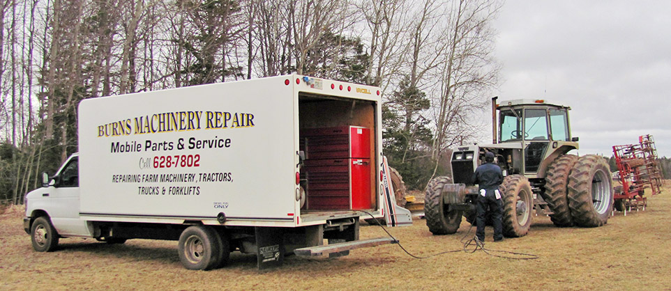 Burns Machinery Repair | Mobile Repair Service Specialist | Service PEI & Maritimes